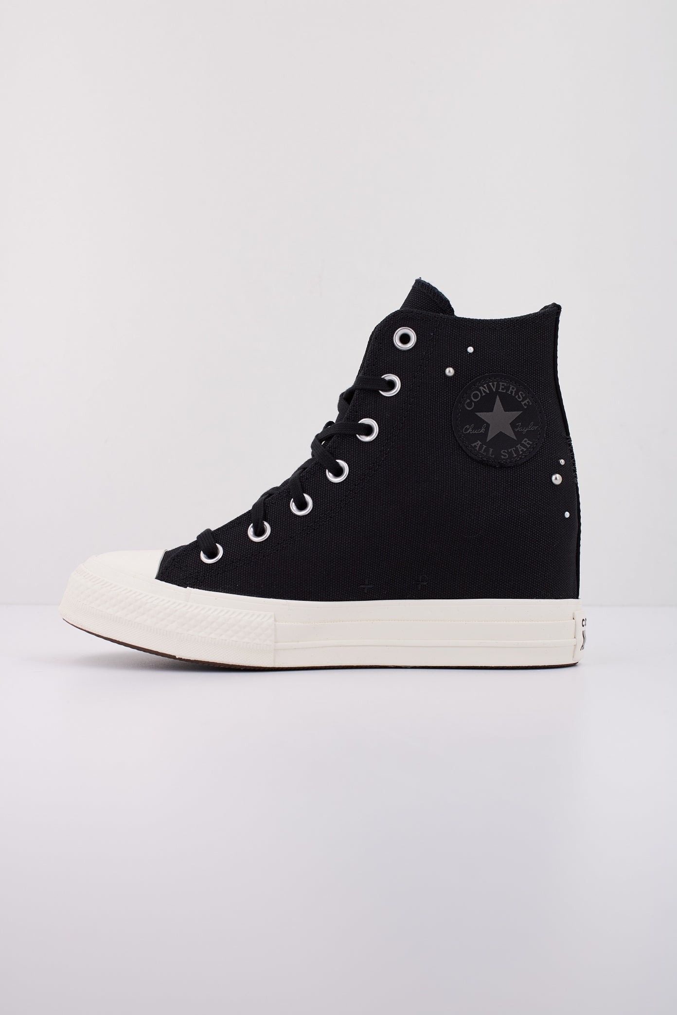 CONVERSE CHUCK TAYLOR ALL STAR WEDGE PLATFORM PEARLS & STUDS en color NEGRO  (1)