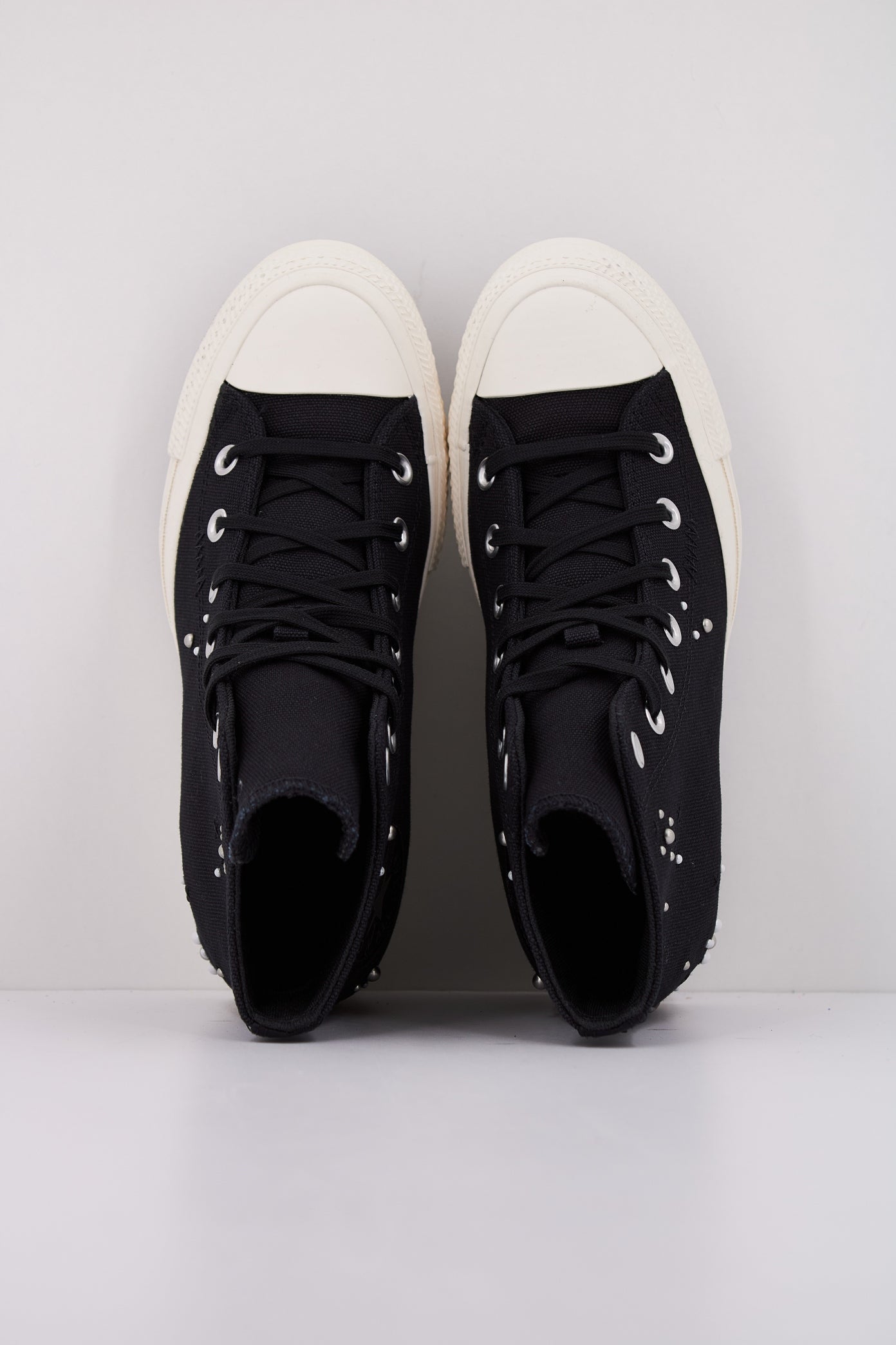 CONVERSE CHUCK TAYLOR ALL STAR WEDGE PLATFORM PEARLS & STUDS en color NEGRO  (3)