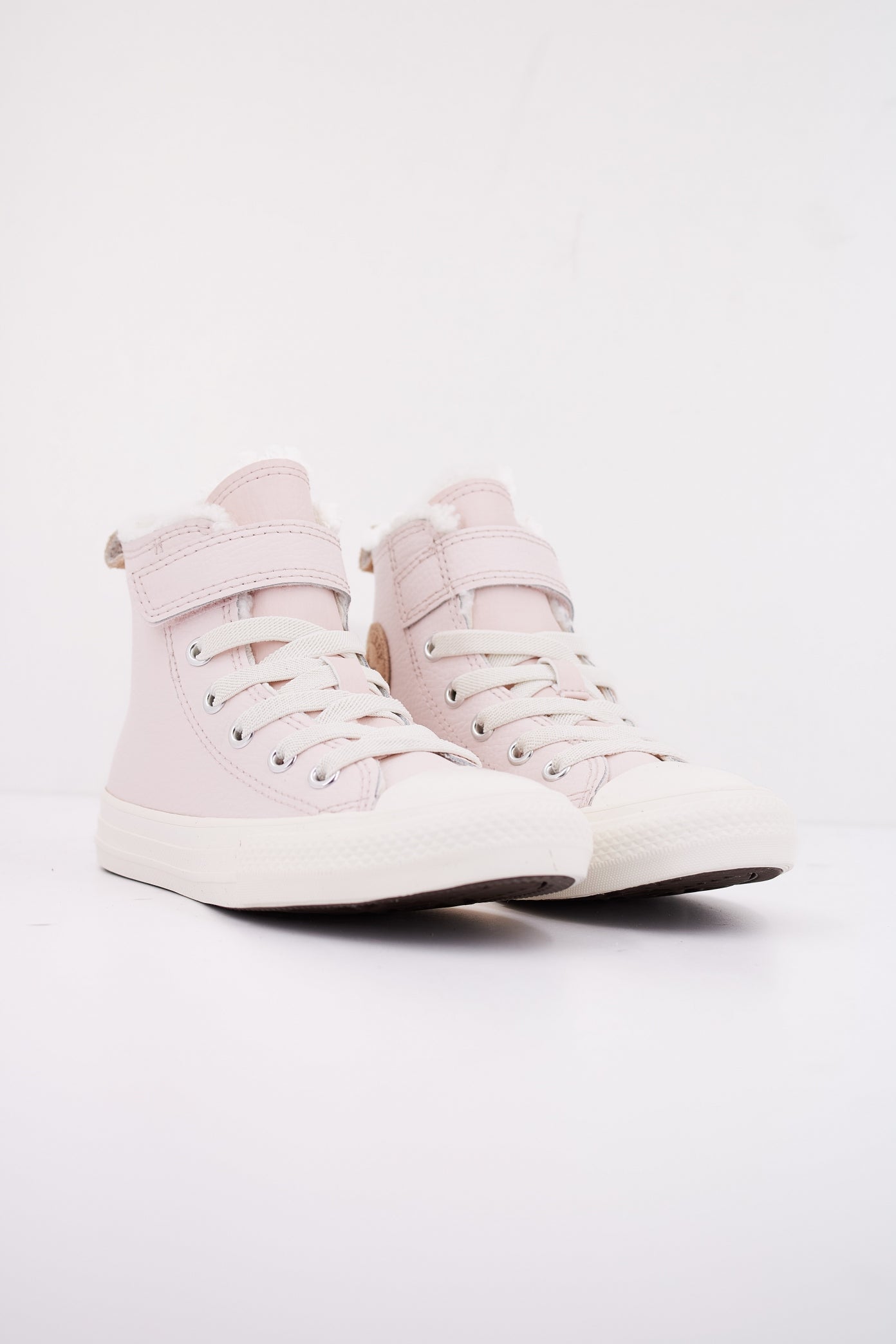 CONVERSE CHUCK TAYLOR ALL STAR LEATHER&SHERPA EASY-ON en color ROSA  (2)