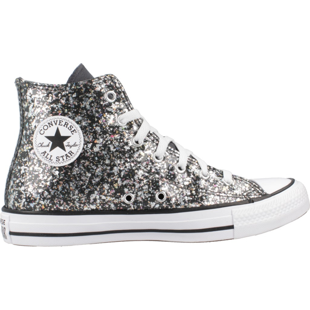 CONVERSE  CHUCK TAYLOR ALL STAR GLITTER en color NEGRO  (4)