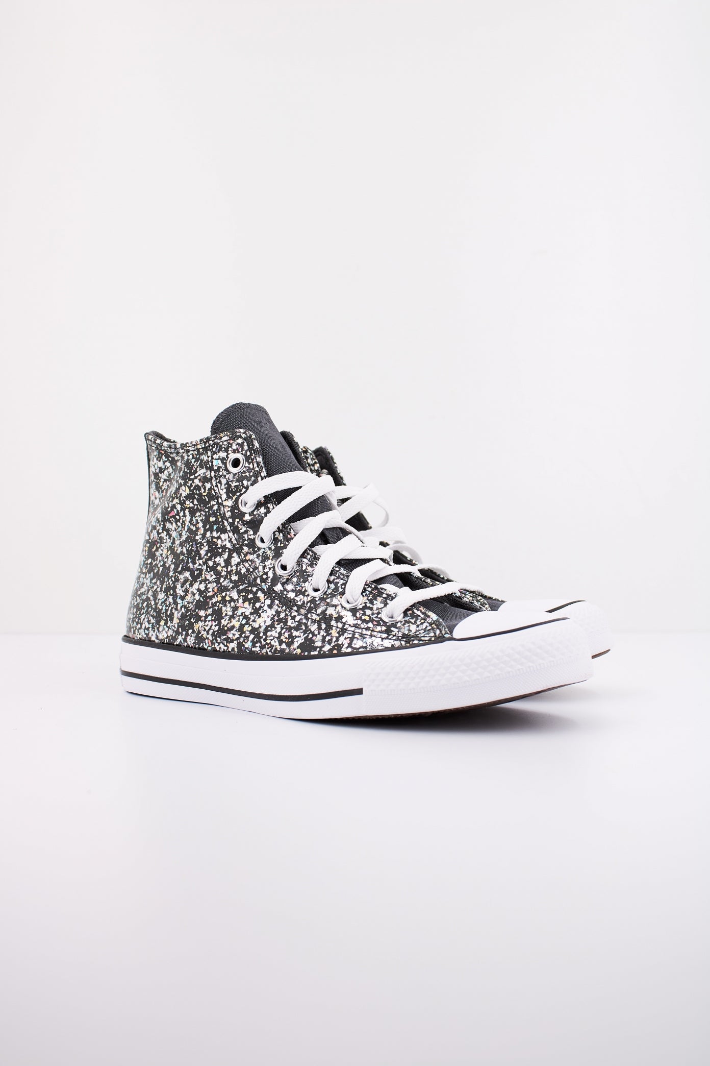 CONVERSE  CHUCK TAYLOR ALL STAR GLITTER en color NEGRO  (2)