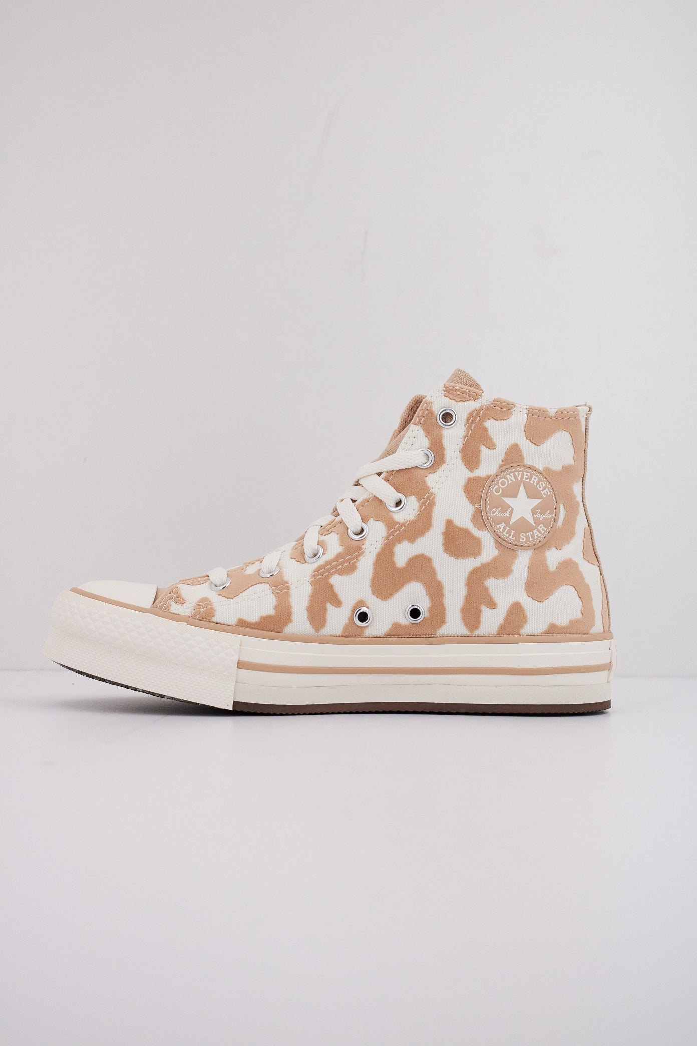 CONVERSE CHUCK TAYLOR ALL STAR EVA LIFT LEOPARD en color ROSA  (1)