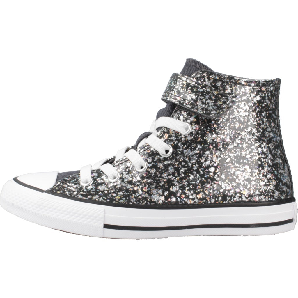 CONVERSE CHUCK TAYLOR ALL STAR GLITTER EASY-ON en color NEGRO  (2)