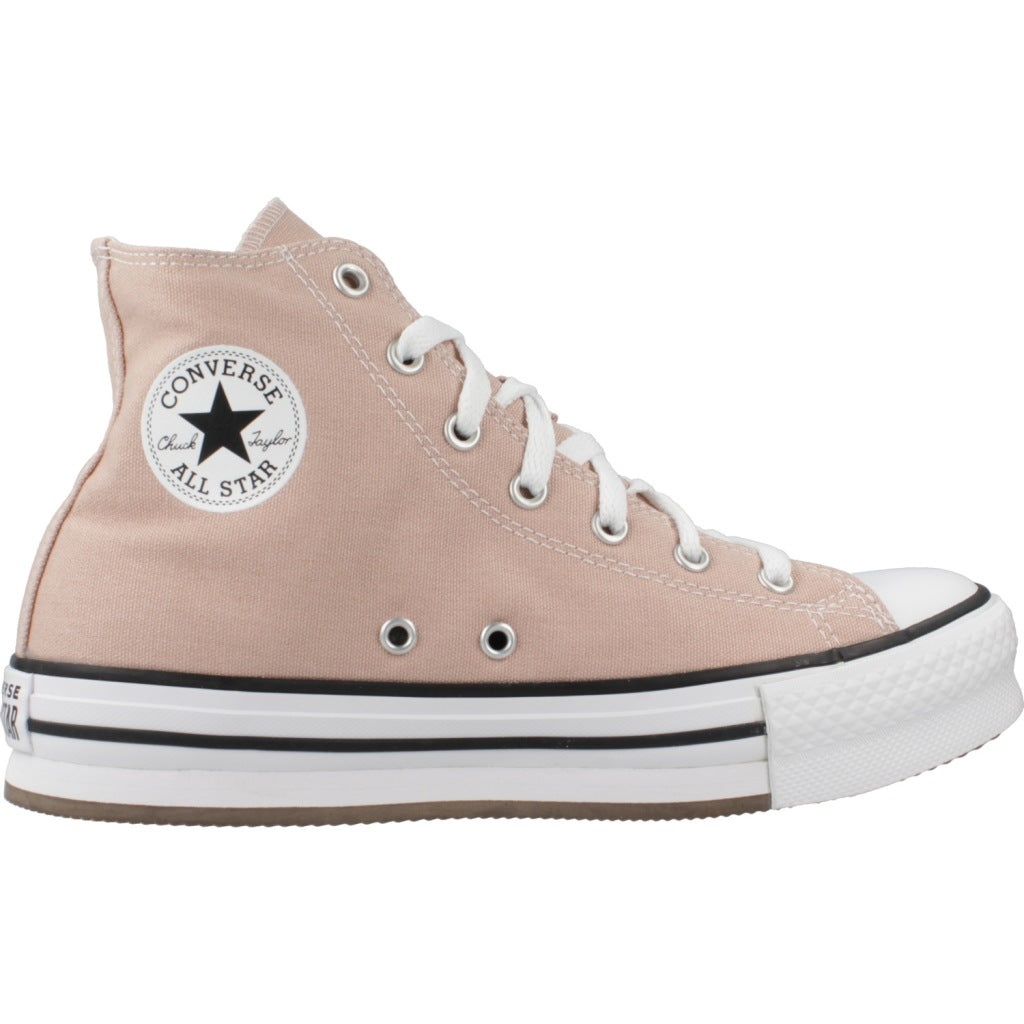 CONVERSE EVA LIFT HI DUSTY en color ROSA  (4)