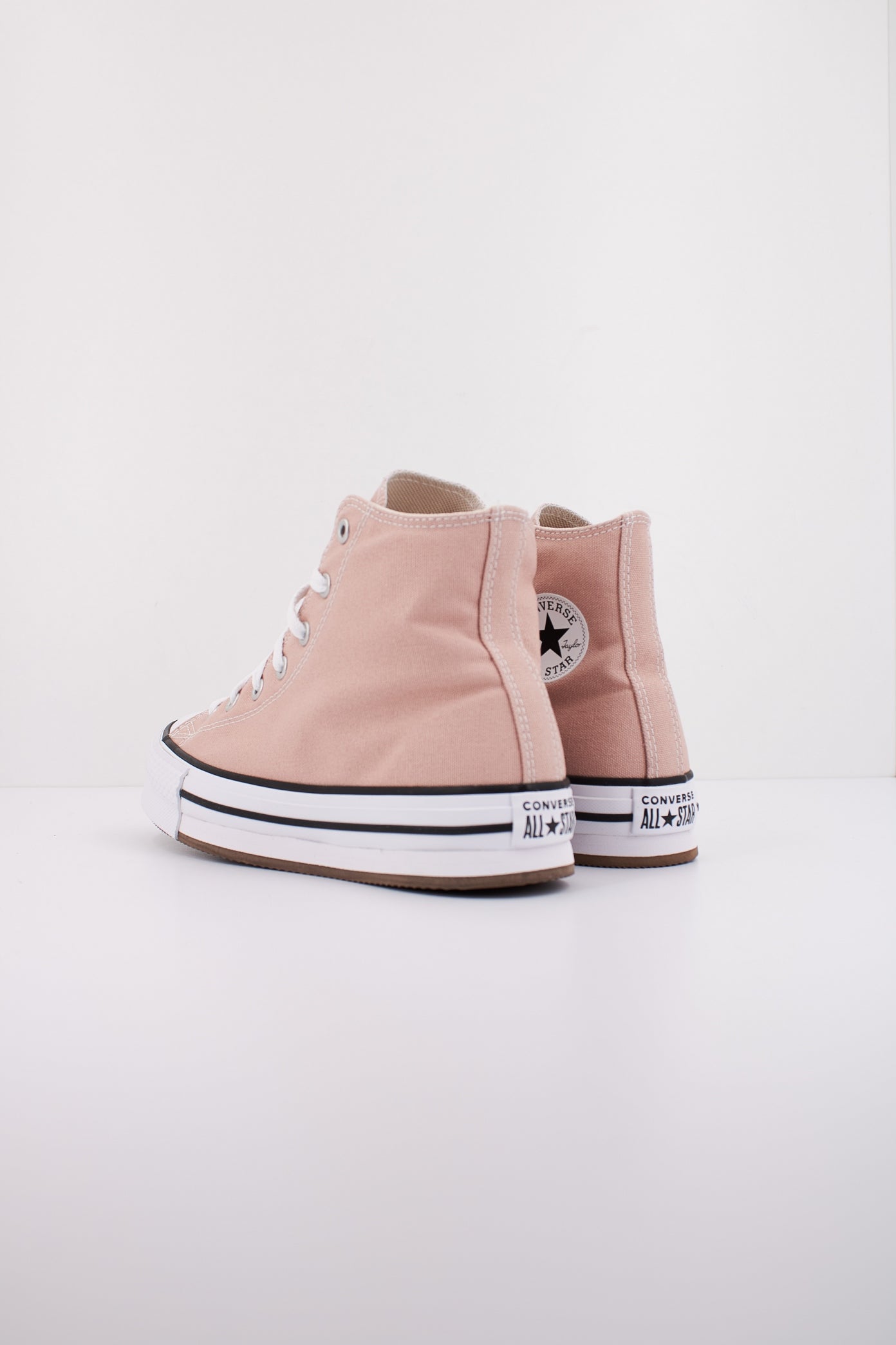 CONVERSE EVA LIFT HI DUSTY en color ROSA  (4)