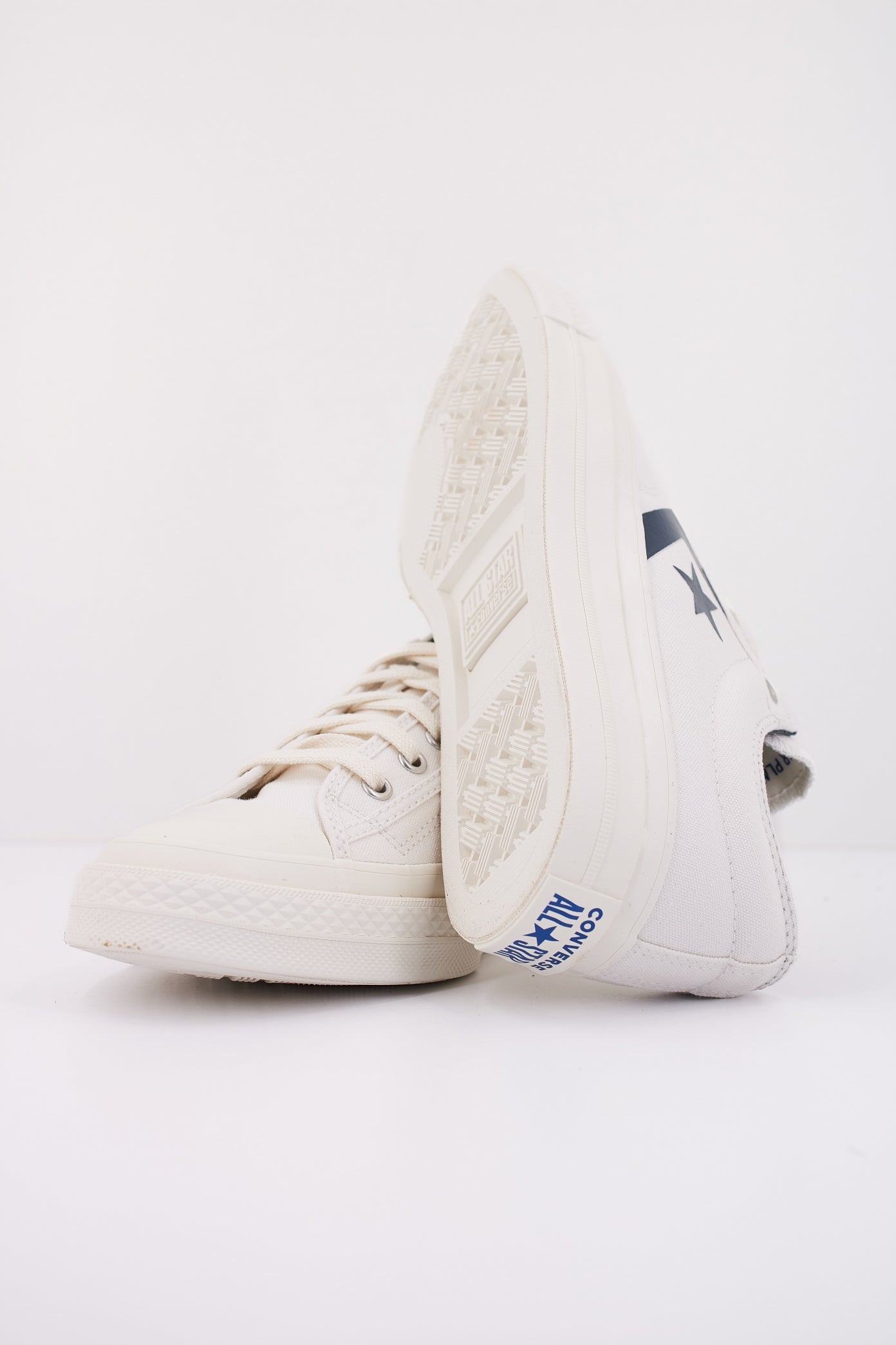 CONVERSE STAR PLAYER  OX VINTAGE en color BLANCO  (5)