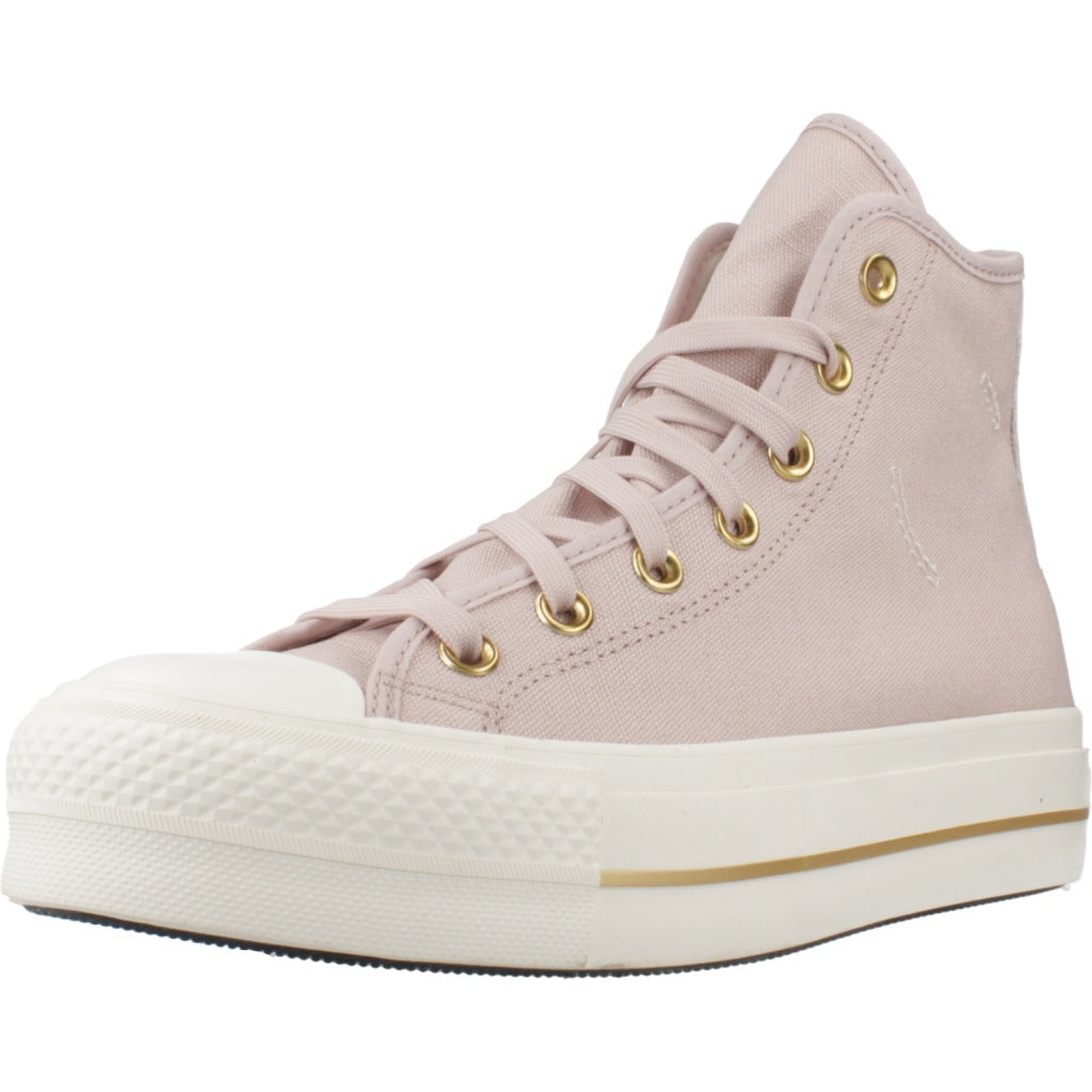 CONVERSE CHUCK TAYLOR ALL STAR LIFT HI FLUSH en color ROSA  (1)