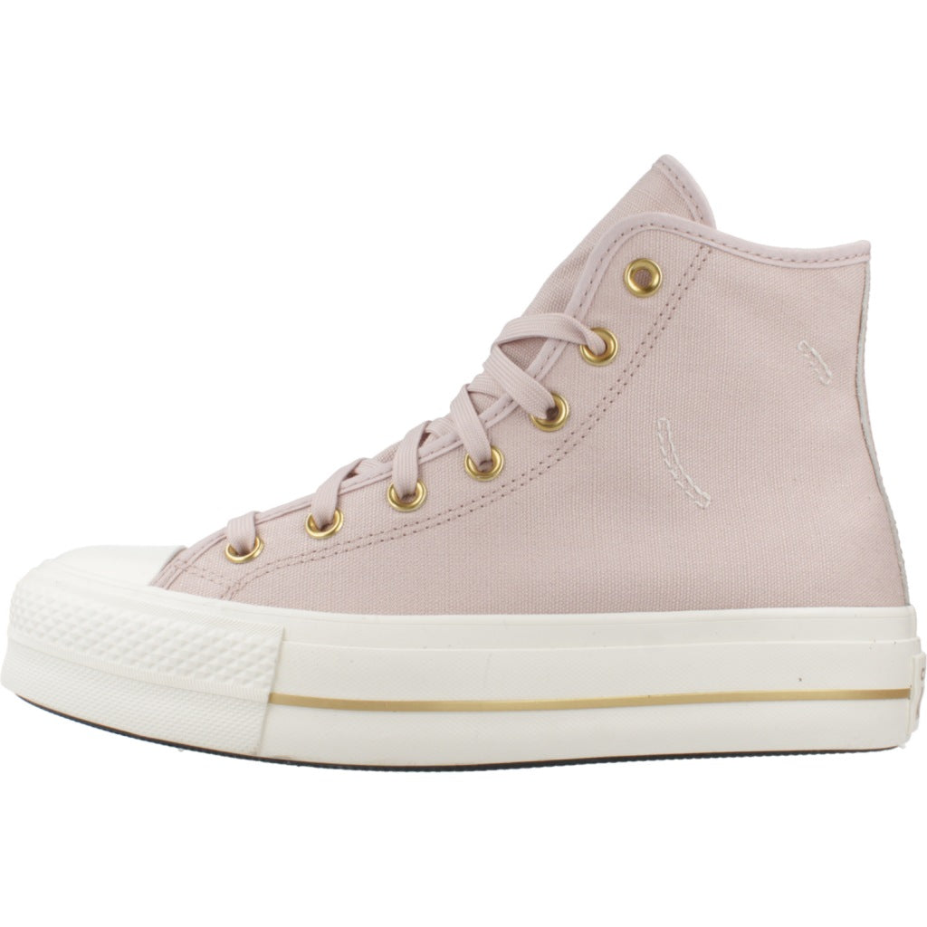 CONVERSE CHUCK TAYLOR ALL STAR LIFT HI FLUSH en color ROSA  (2)