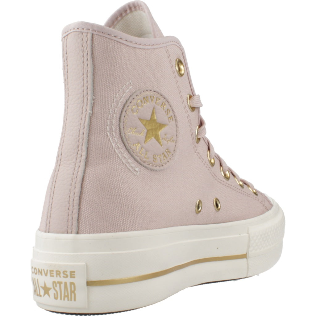 CONVERSE CHUCK TAYLOR ALL STAR LIFT HI FLUSH en color ROSA  (3)