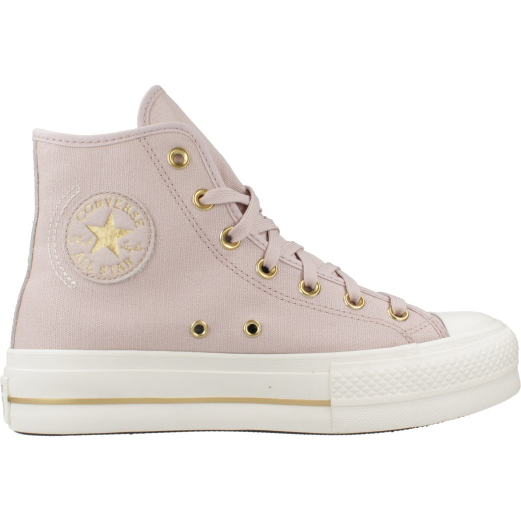 CONVERSE CHUCK TAYLOR ALL STAR LIFT HI FLUSH en color ROSA  (4)