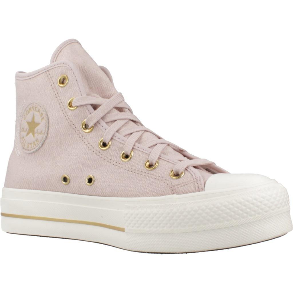 CONVERSE CHUCK TAYLOR ALL STAR LIFT HI FLUSH en color ROSA  (5)