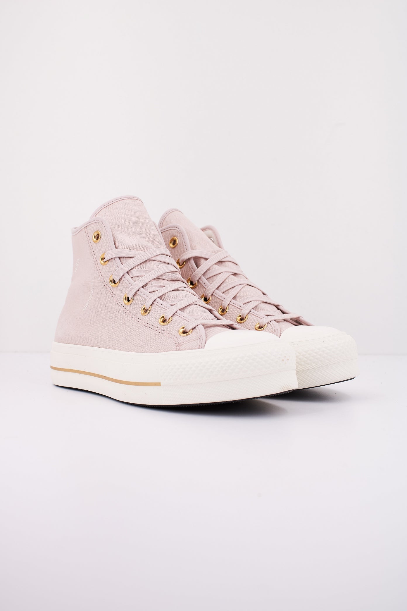 CONVERSE CHUCK TAYLOR ALL STAR LIFT HI FLUSH en color ROSA  (2)