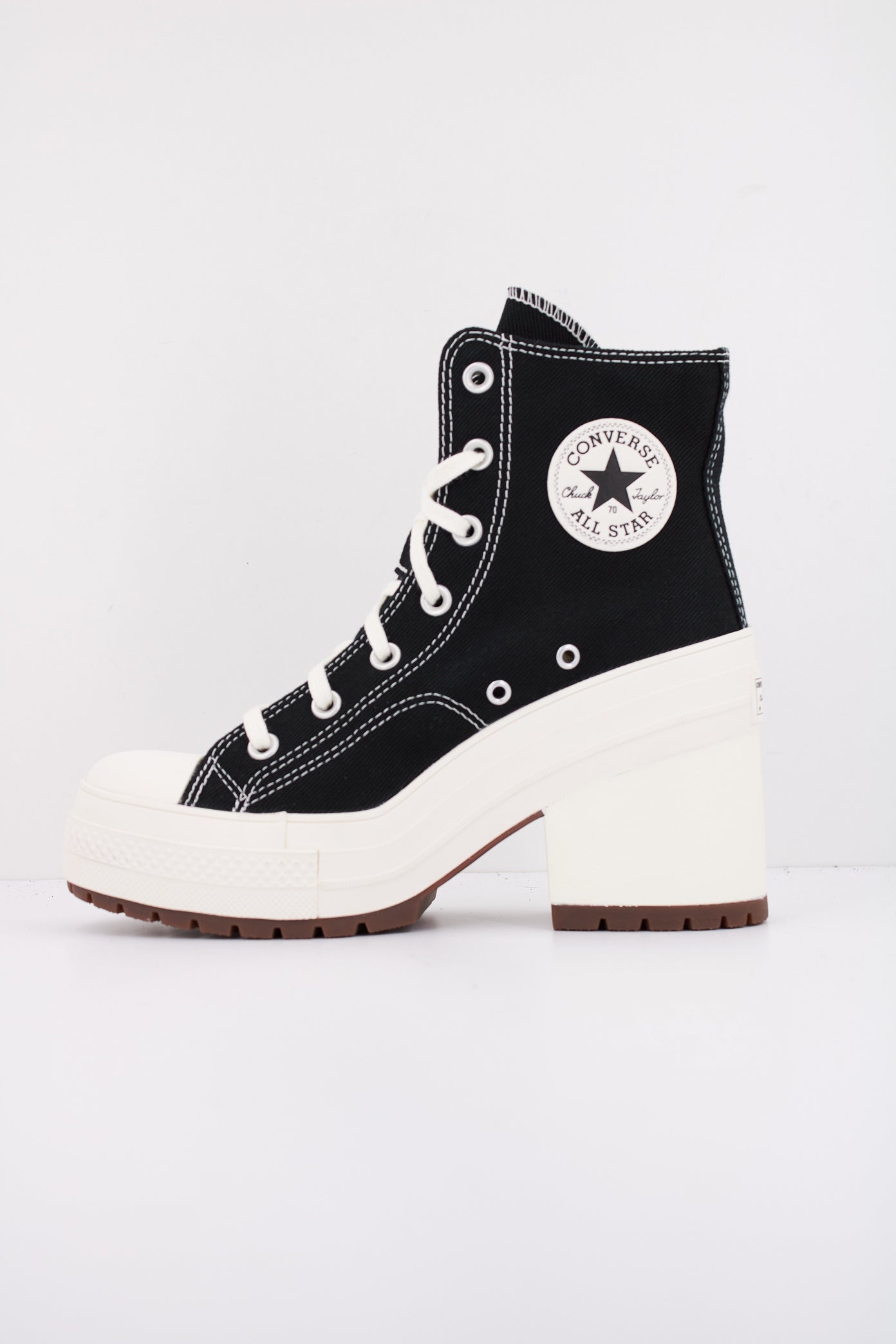 CONVERSE CHUCK  DE LUXE HEEL en color NEGRO  (1)