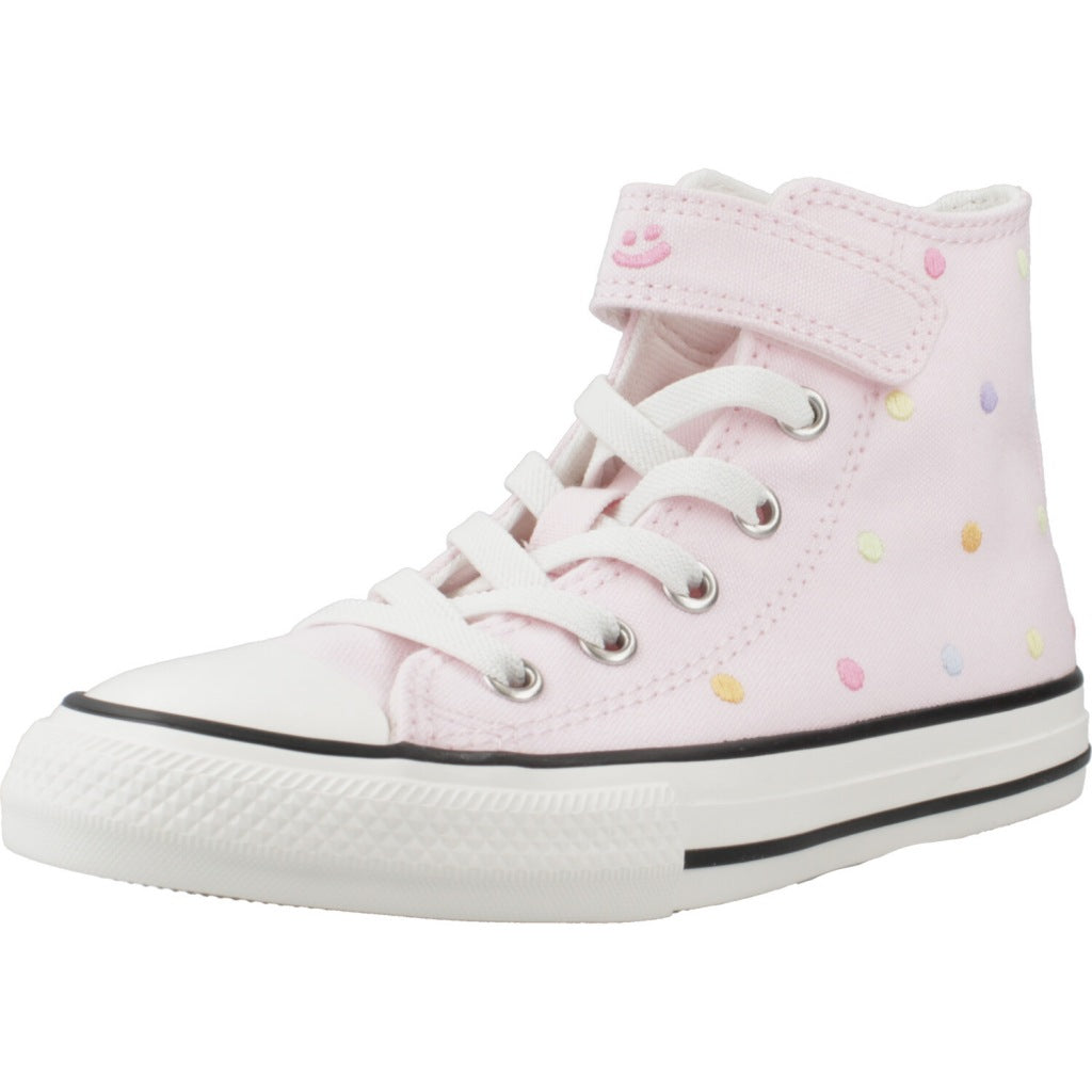 CONVERSE CHUCK TAYLOR ALL STAR EMBROIDERED POLKA DOTS EASY ON en color ROSA  (1)