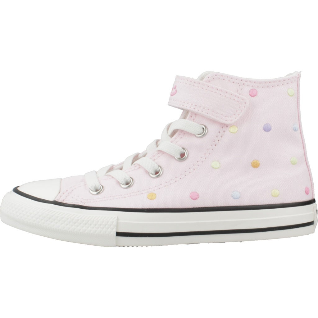 CONVERSE CHUCK TAYLOR ALL STAR EMBROIDERED POLKA DOTS EASY ON en color ROSA  (2)