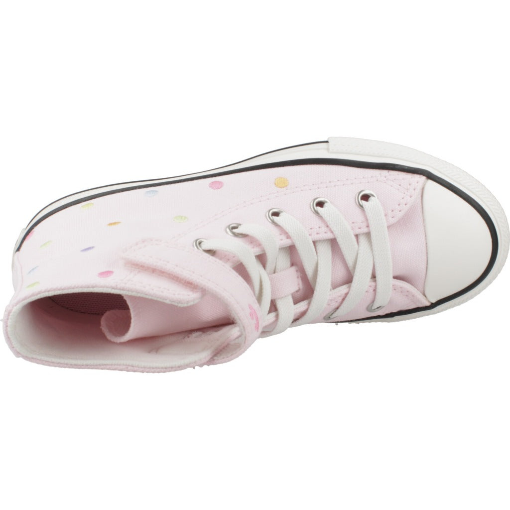 CONVERSE CHUCK TAYLOR ALL STAR EMBROIDERED POLKA DOTS EASY ON en color ROSA  (7)