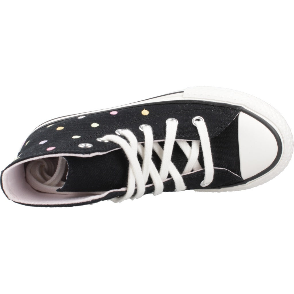 CONVERSE CHUCK TAYLOR ALL STAR LIFT EMBROIDERED POLKA DOTS PLATFORM en color NEGRO  (7)