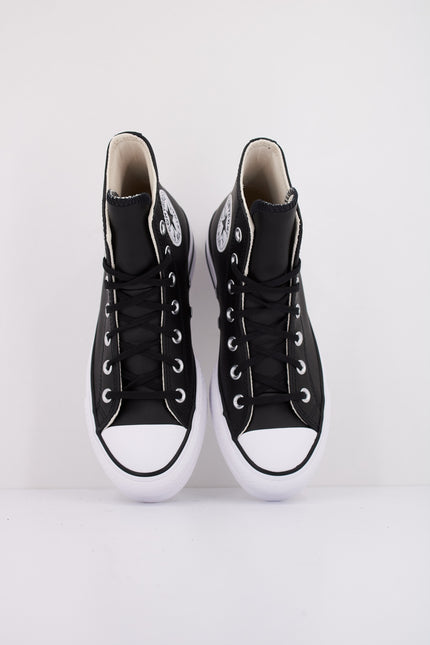 CONVERSE HI LIFT LEATHER en color NEGRO  (3)