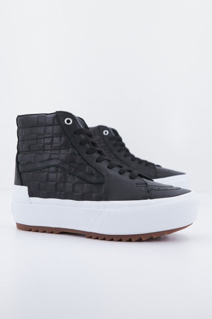 VANS UA SK-HI STACKED en color NEGRO  (2)