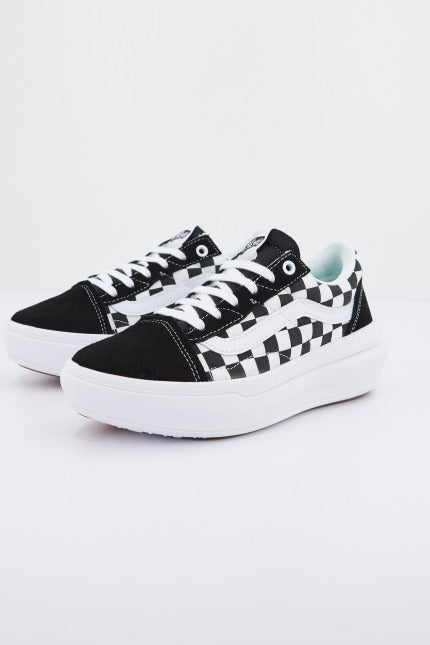 VANS OLD SKOOL OVERT CC CHECKERBOARD en color NEGRO  (1)