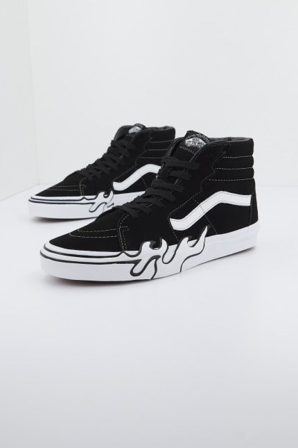 VANS SK-HI FLAME en color NEGRO  (1)