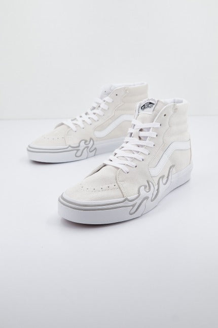 VANS SK-HI FLAME en color BLANCO  (2)