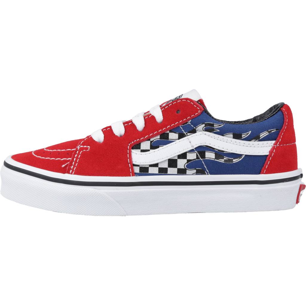 VANS SK-LOW REFLECT CHECK en color ROJO  (2)