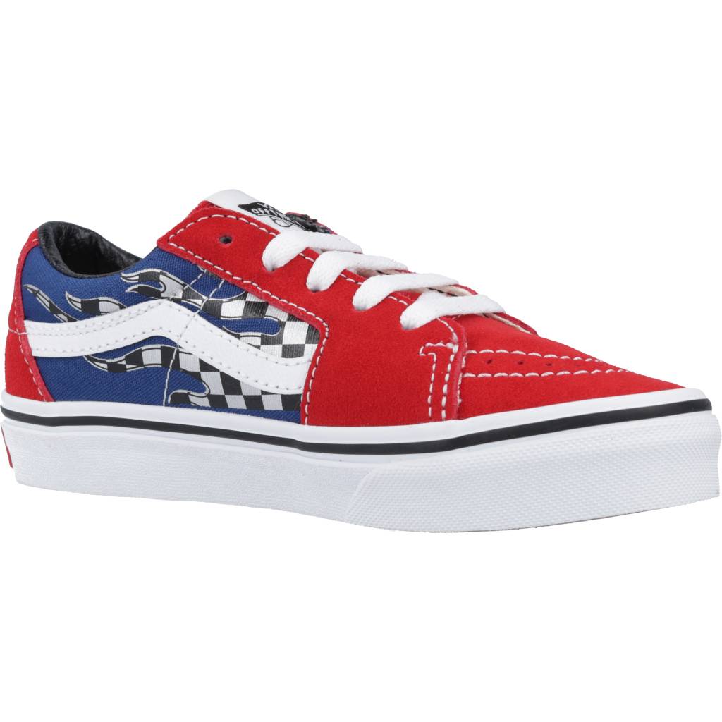 VANS SK-LOW REFLECT CHECK en color ROJO  (5)