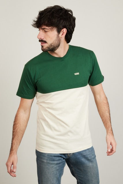 VANS COLORBLOCK TEE en color VERDE  (3)