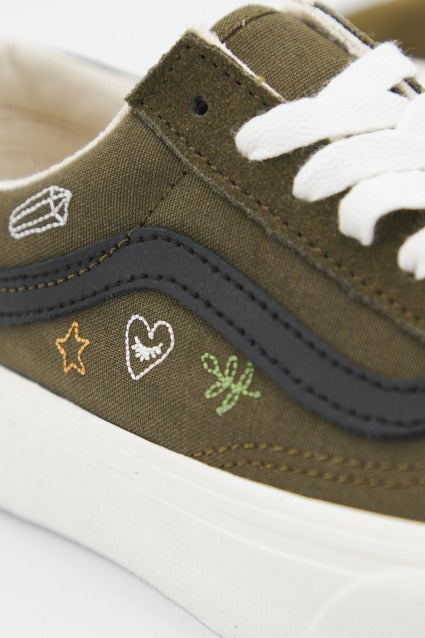 VANS OLD SKOOL VR en color VERDE  (4)