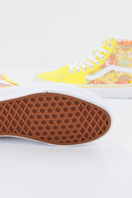 VANS SK-HI TAPERED PSYCHEDELIC RESORT  en color AMARILLO  (4)