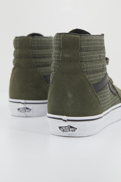 VANS SK-HI RIPSTOP CANVAS en color VERDE  (3)