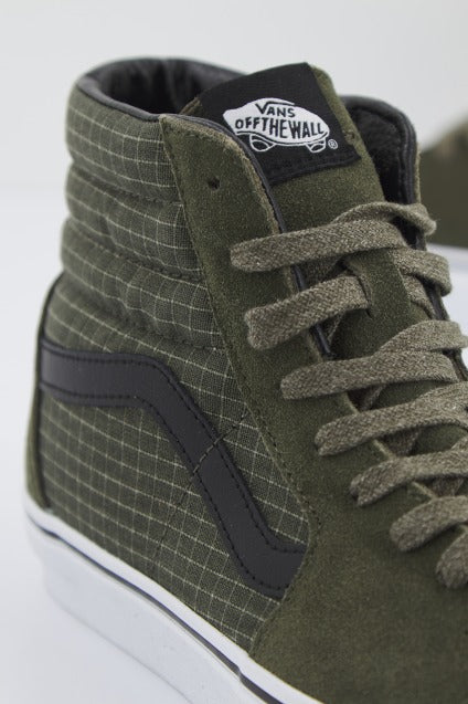 VANS SK-HI RIPSTOP CANVAS en color VERDE  (4)