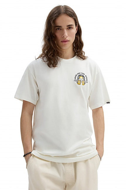 VANS  BREW BROS TUNES SS TEE en color BLANCO  (1)