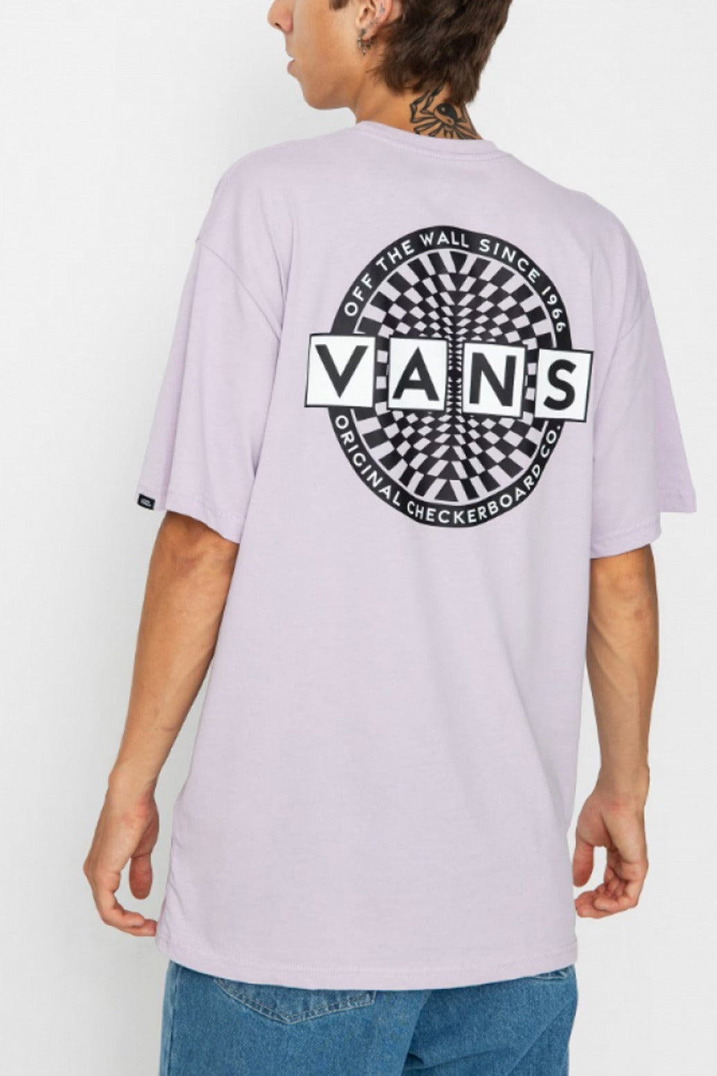 VANS WARPED CHECKERBOARD LO en color VIOLETA  (3)