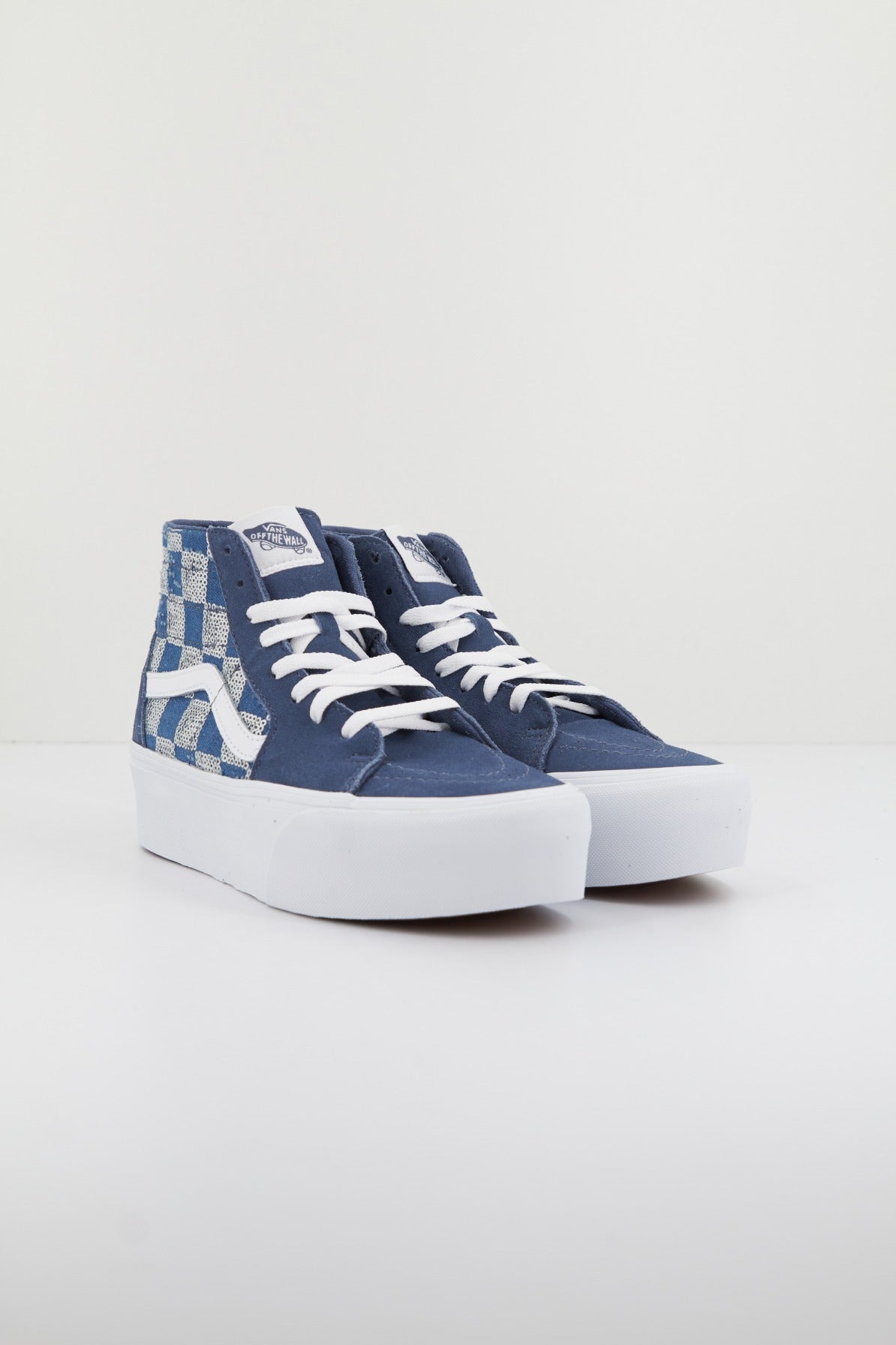 VANS SK-HI TAPERED STACKFO en color AZUL  (2)