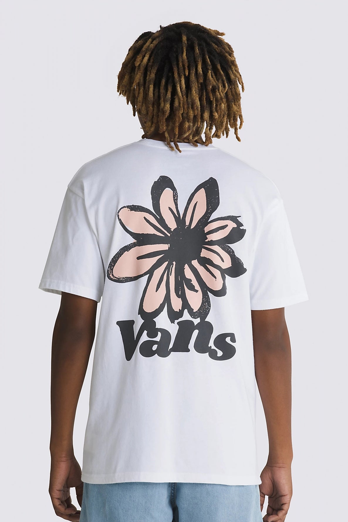 VANS BRUSH PETAL SS en color BLANCO  (3)