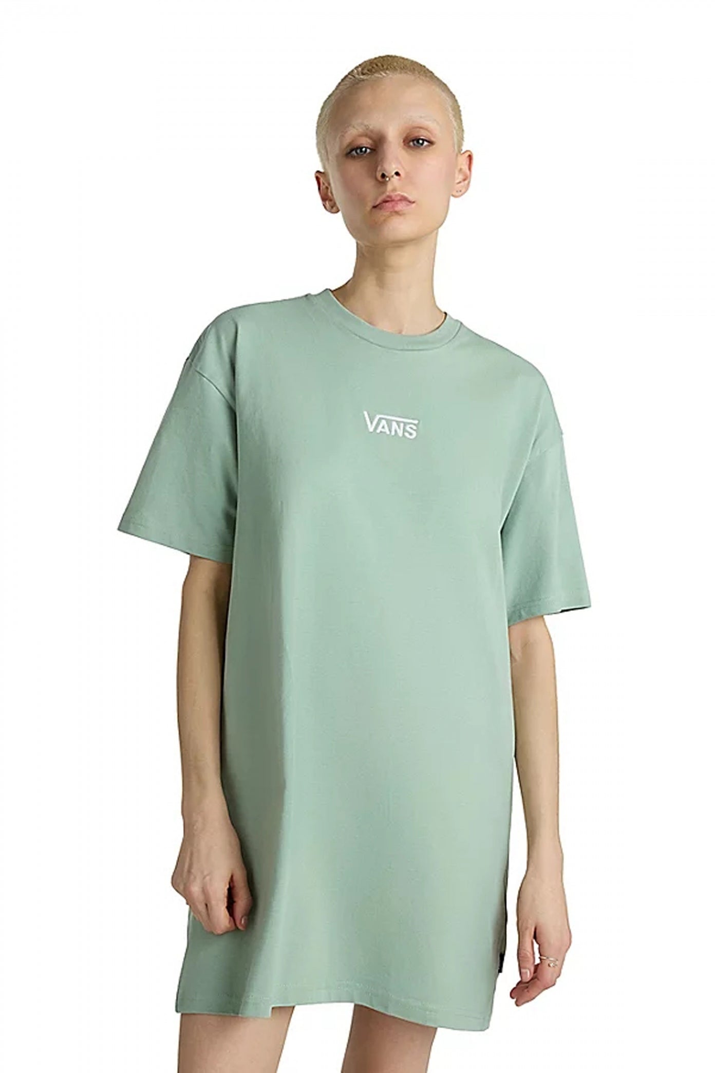 VANS CENTER VEE TEE DRES en color VERDE  (2)