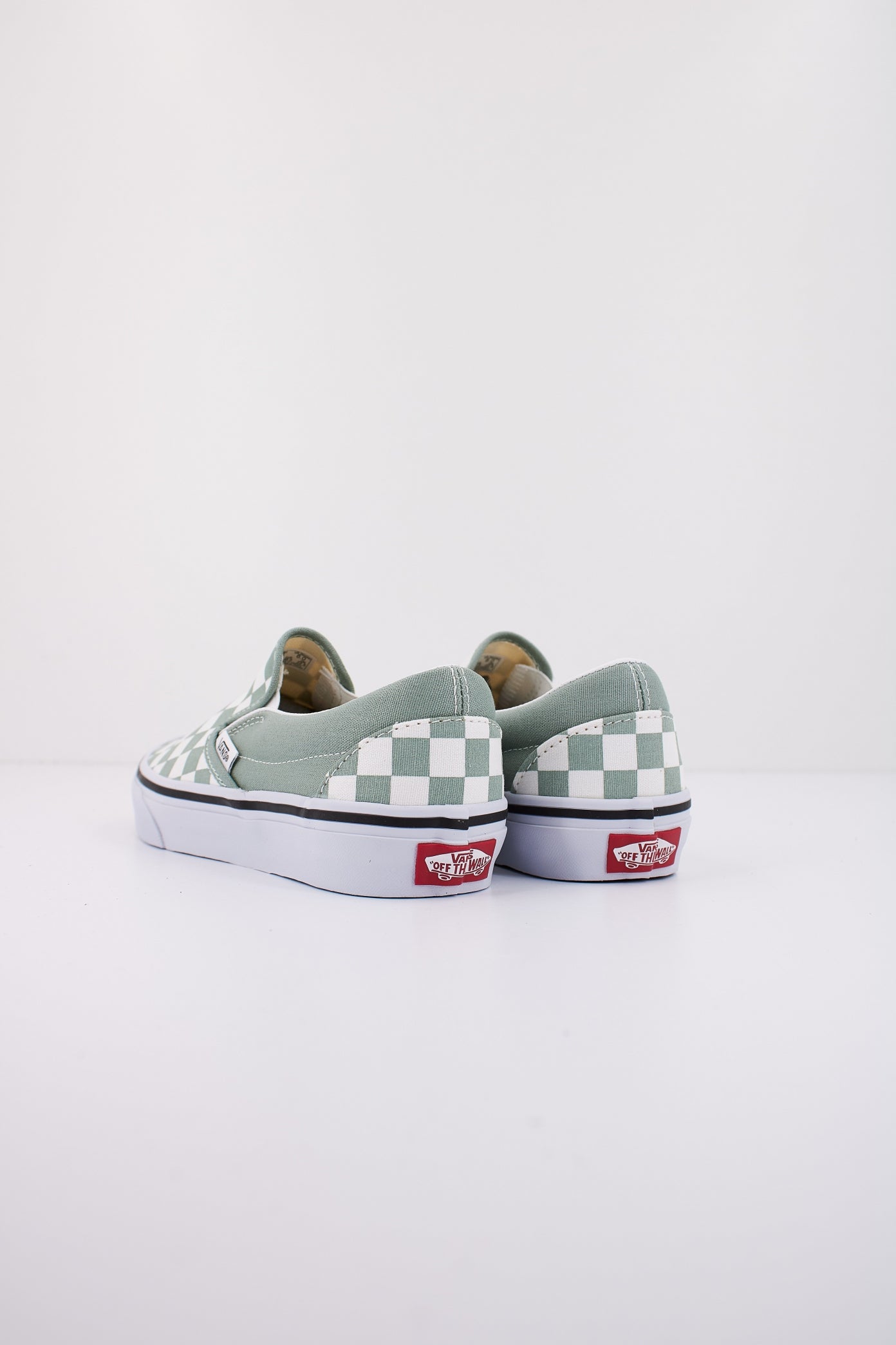 VANS CLASSIC SLIP-ON en color VERDE  (3)