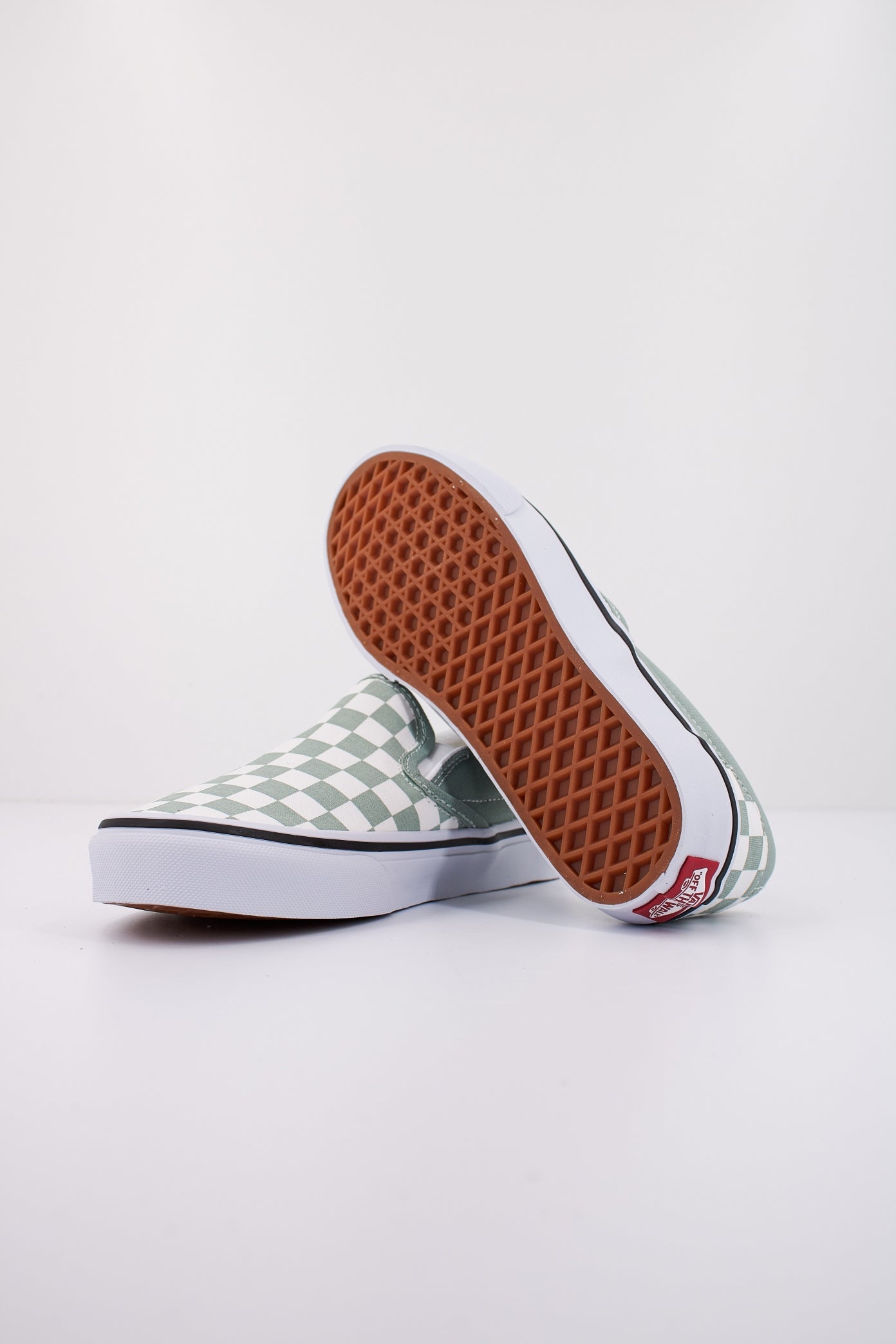 VANS CLASSIC SLIP-ON en color VERDE  (4)