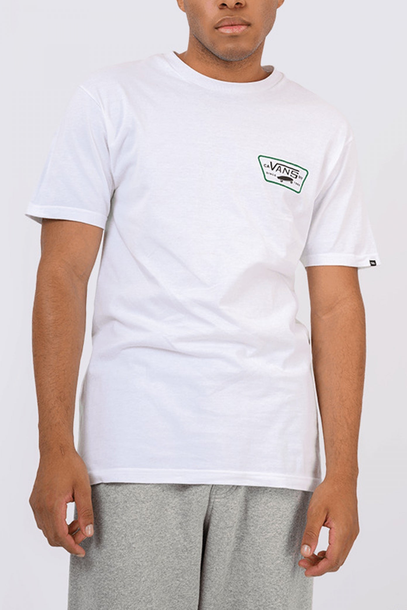 VANS  FULL PATCH BACK SS TEE en color BLANCO  (1)