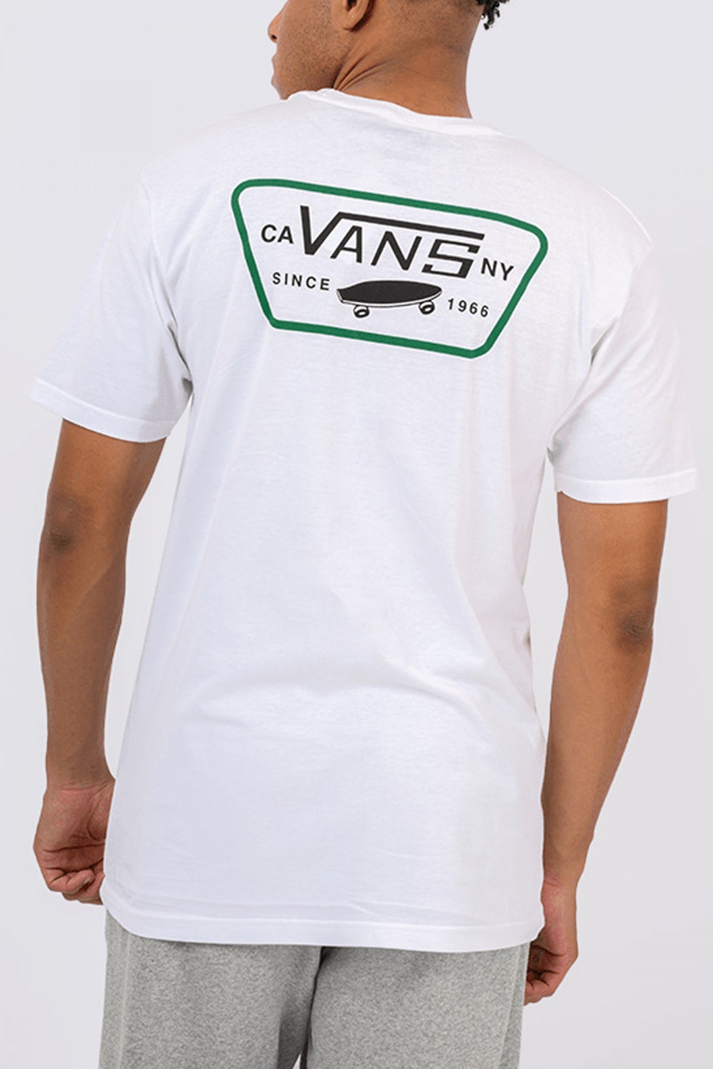 VANS  FULL PATCH BACK SS TEE en color BLANCO  (3)