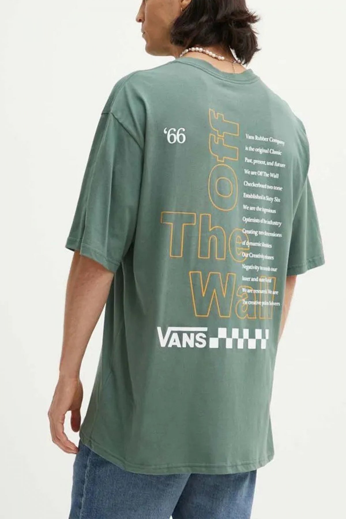 VANS POSTED SS en color VERDE  (3)