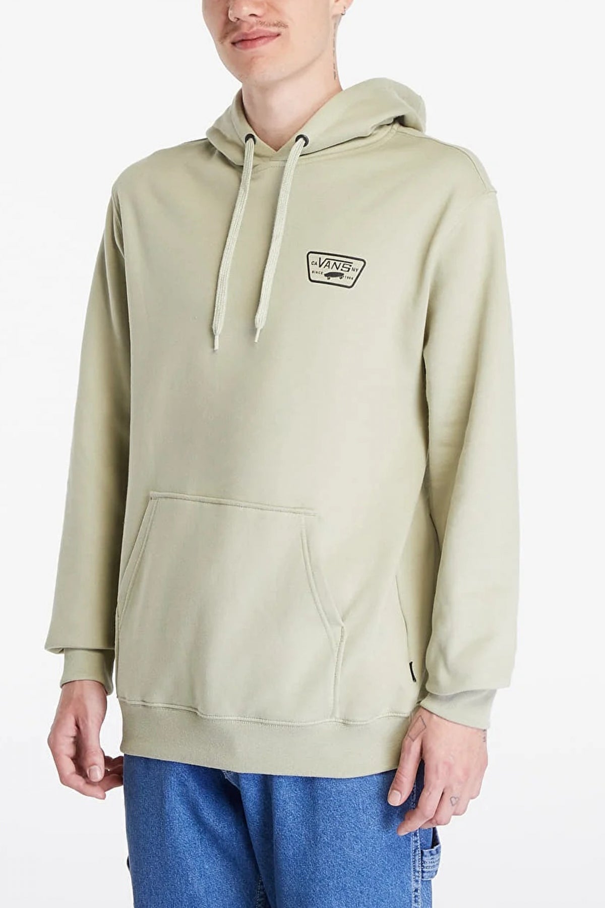 VANS FULL PATCH PULLOVER en color VERDE  (1)