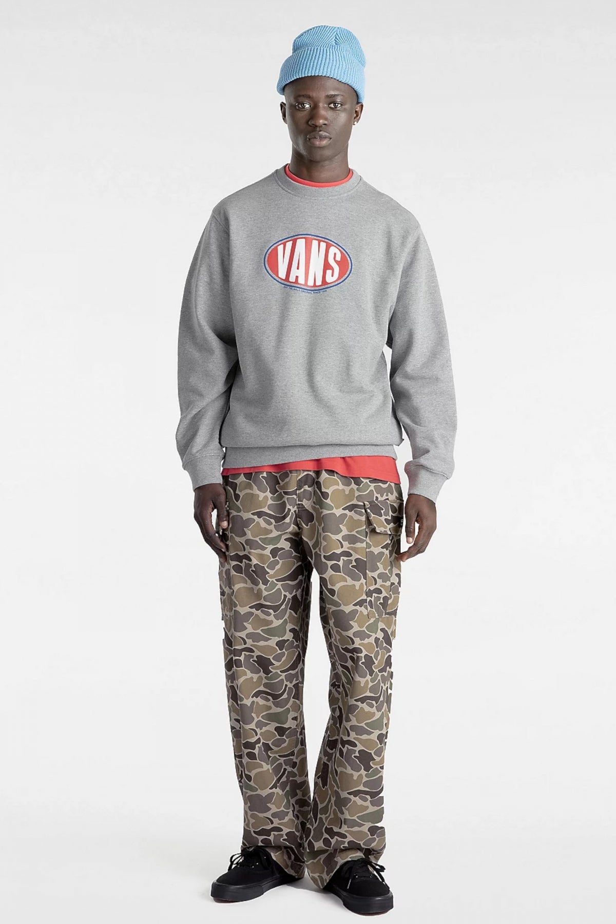 VANS SPRAY ON LOOSE CREW en color GRIS  (5)