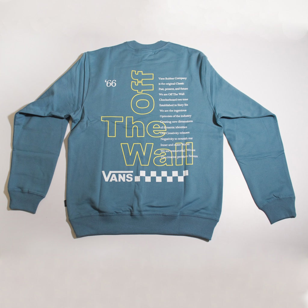 VANS POSTED LOOSE CREW en color AZUL  (5)