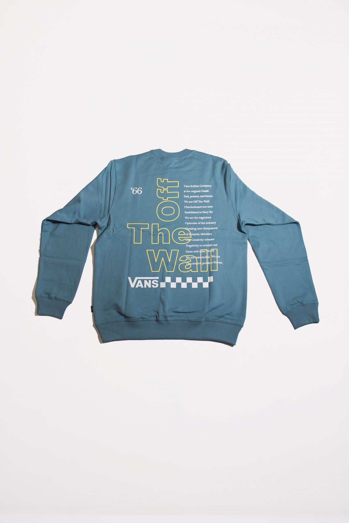 VANS POSTED LOOSE CREW en color AZUL  (2)