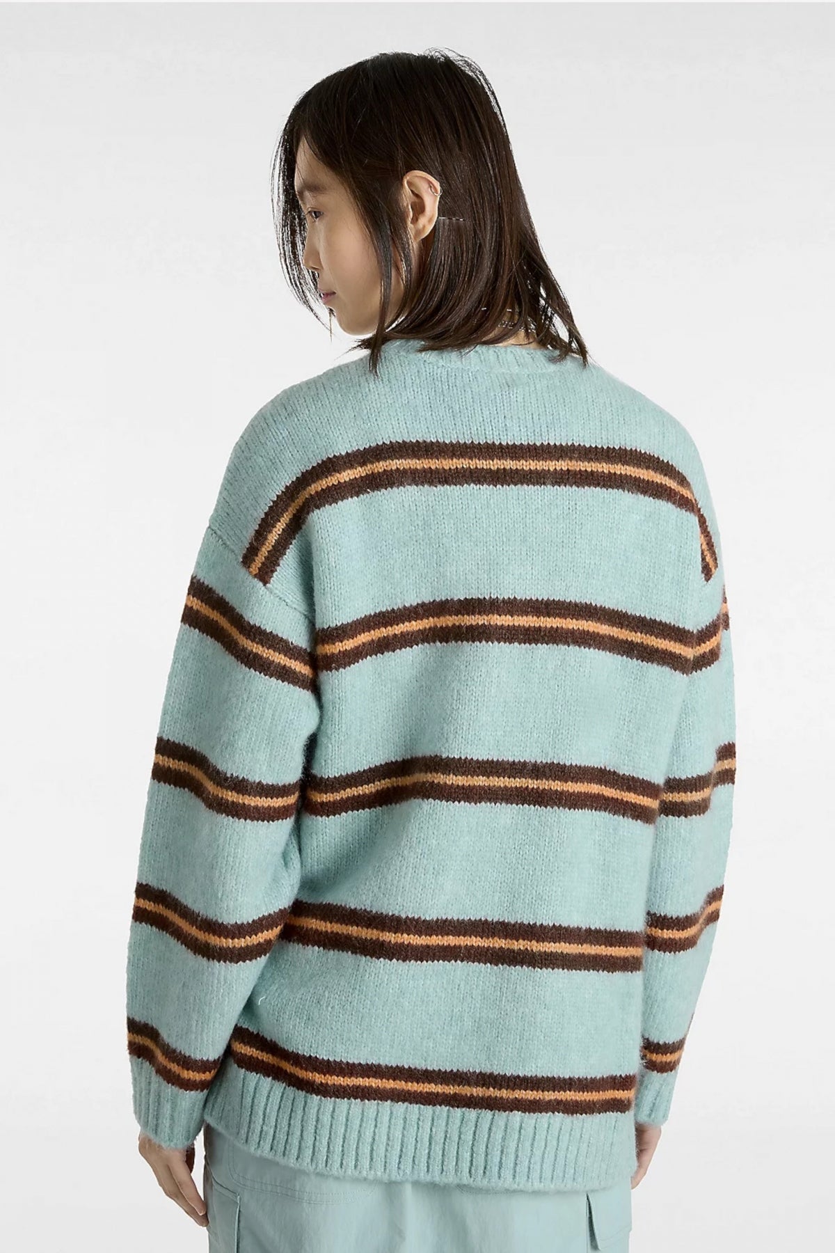 VANS SUZIE STRIPE CREW en color VERDE  (3)