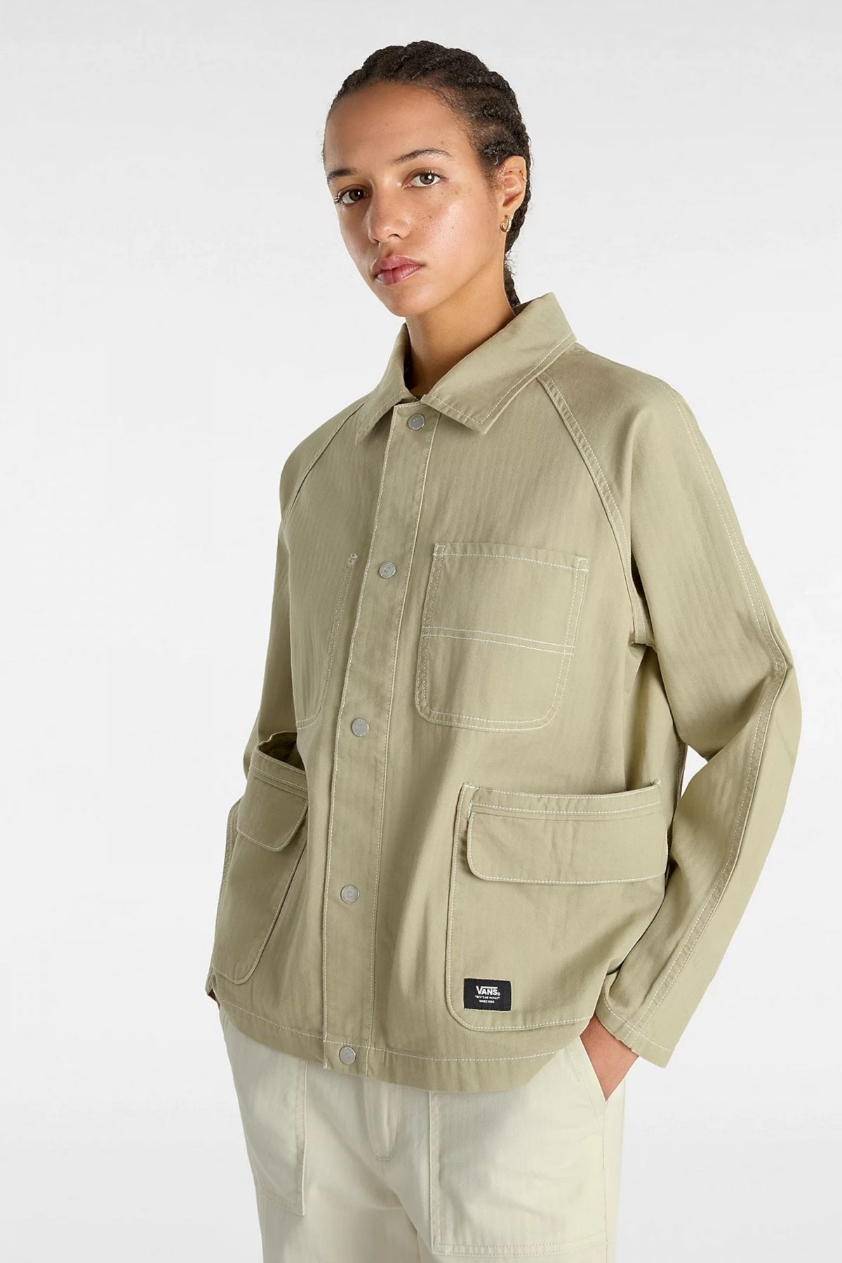 VANS CODEY UTILITY COAT en color VERDE  (1)