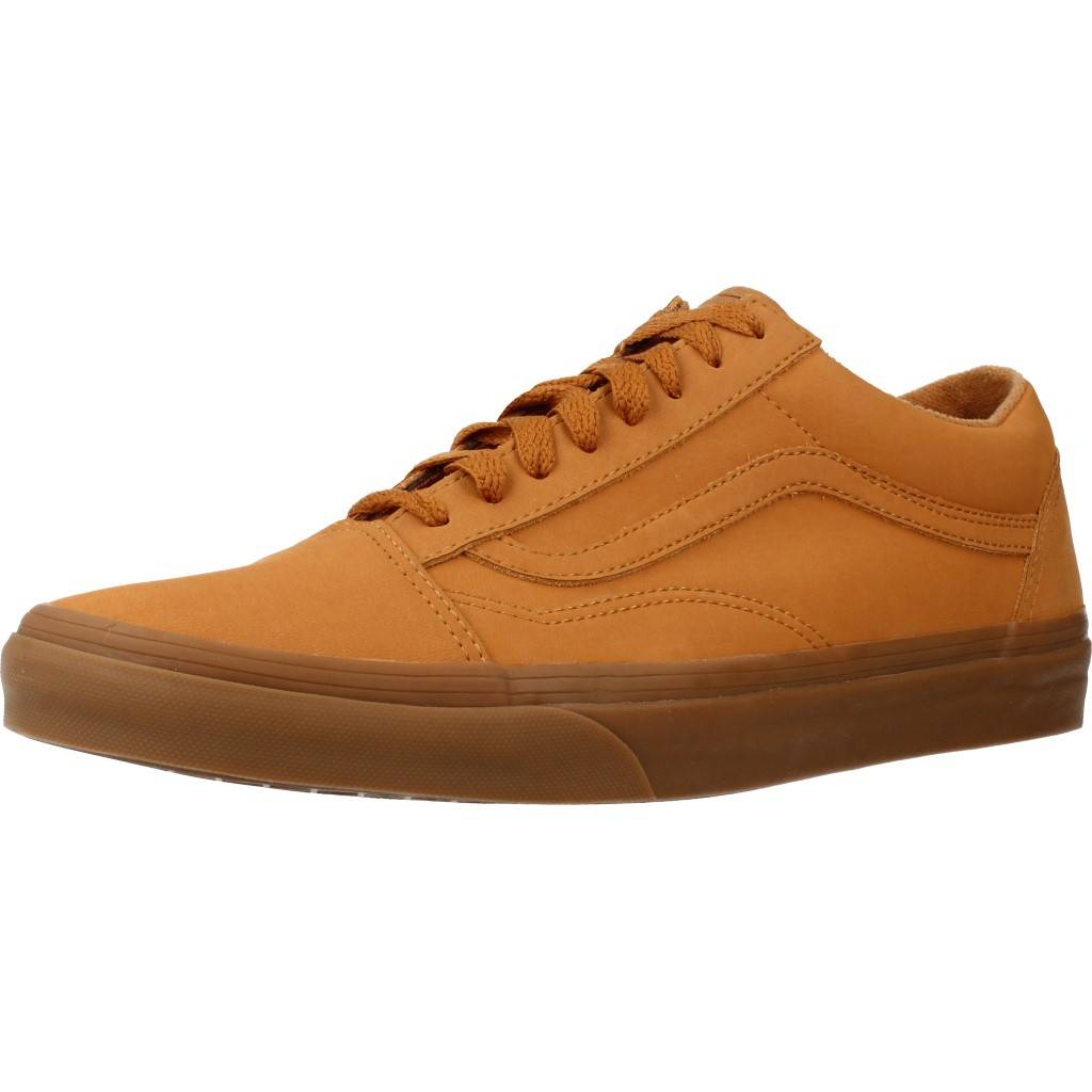 VANS UA OLD SKOOL en color MARRON CLARO  (1)